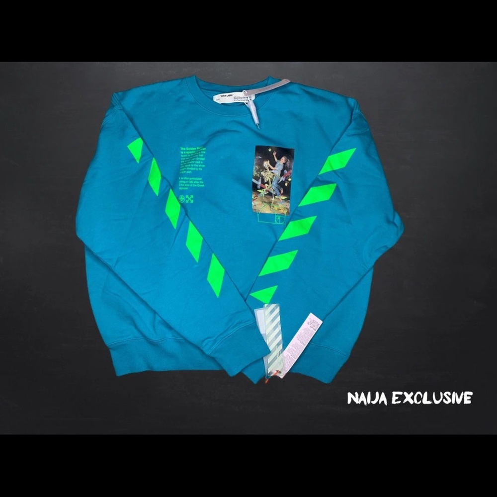 Off White Golden Ration Crew Neck